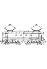 MBT E-lok NS serie 1100 voor spoor 0 - Bouwtekening Schaal 1 : 40 (29.01.002)