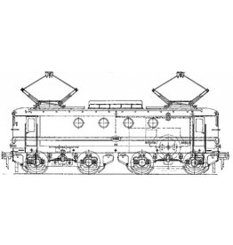 MBT E-lok NS serie 1100 voor spoor 0 - Bouwtekening Schaal 1 : 40 (29.01.002)