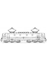 MBT E-lok NS serie 1300 voor spoor 0 - Bouwtekening Schaal 1 : 40 (29.01.004)
