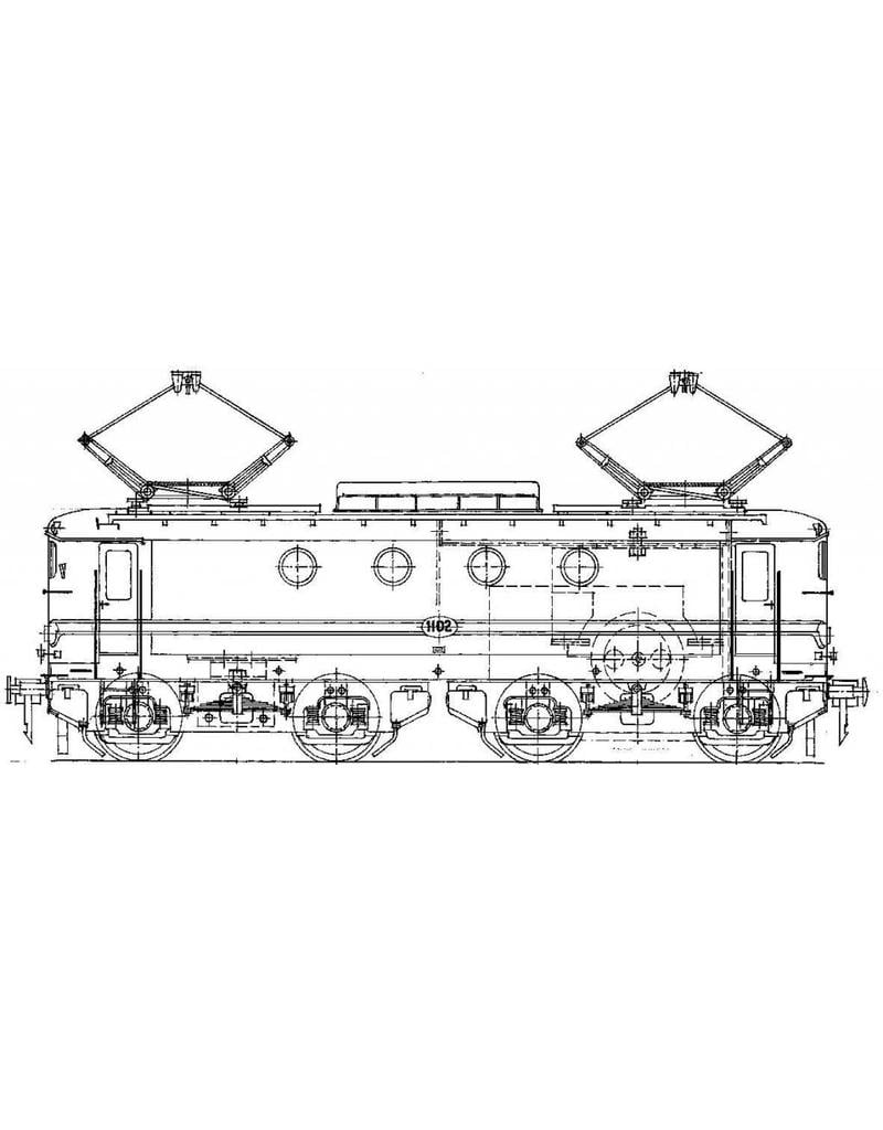 MBT 29.01.502 Electric locomotive NS series 1100
