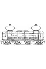 MBT E-lok SNCF 0325 voor spoor 0 - Bouwtekening Schaal 1 : 40 (29.01.092)