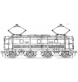 MBT E-Lok SNCF 0325 für Spur 0 - Bauzeichnung Maßstab 1 : 40 (29.01.092)