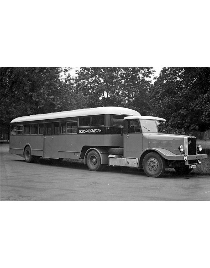 MBT NS opleggersbus (1947)/NZH stadsbus 64-65 - Bouwtekening Schaal 1 : 45 (40.03.004)