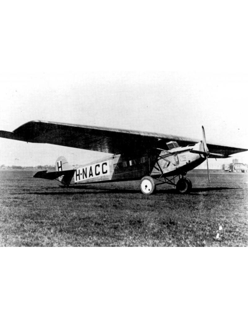MBT Fokker FVII H-NACC (1924) - Bauzeichnung Maßstab 1 : 36 (50.00.022)