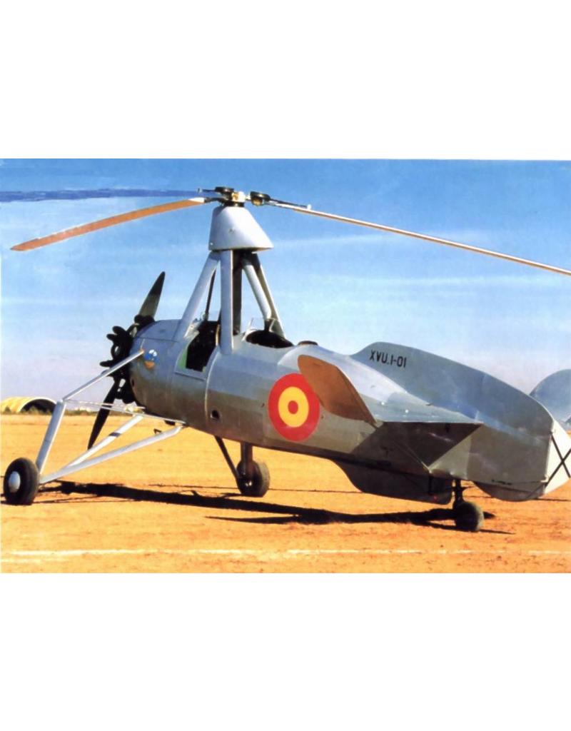 MBT Autogiro De La Cierva C30 - Bouwtekening Schaal 1 : 20 (50.02.013)