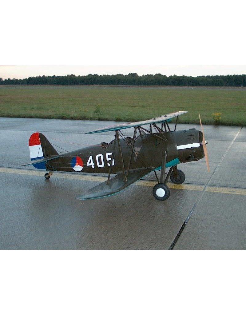 MBT Koolhoven FK-51, Schulflugzeug - Bauzeichnung Maßstab 1 : 20 (50.10.012)
