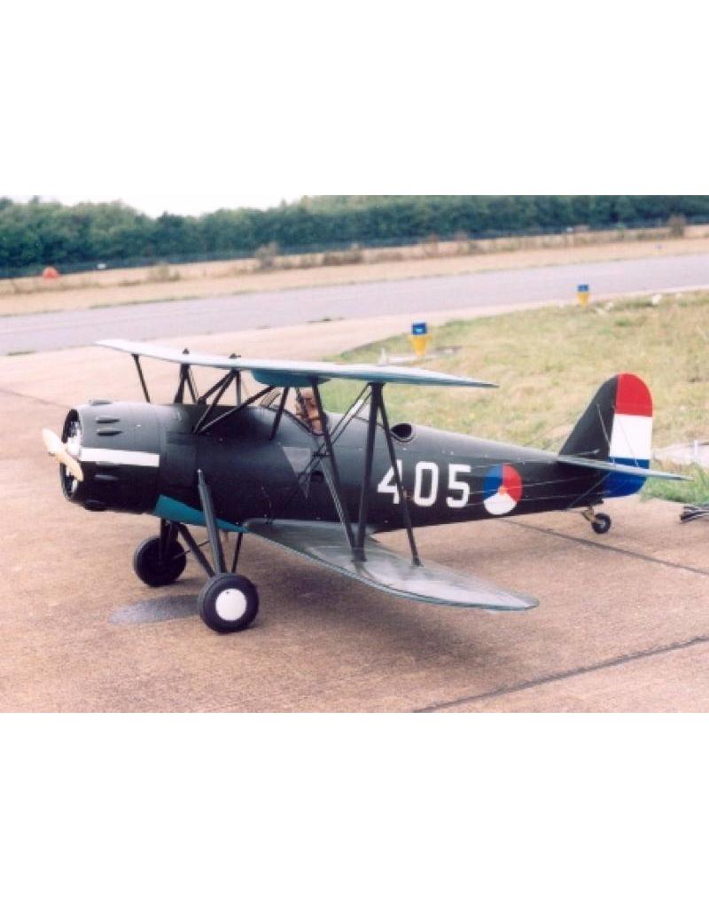 MBT Koolhoven FK-51, Schulflugzeug - Bauzeichnung Maßstab 1 : 20 (50.10.012)
