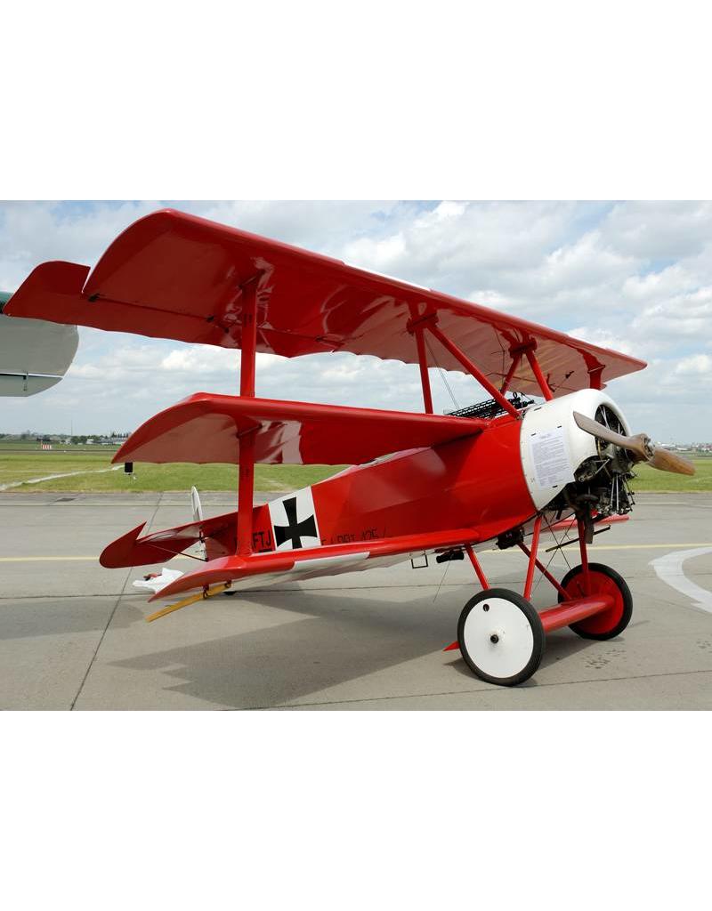 MBT Fokker DR1- driedekker (1917) - Bouwtekening Schaal 1 : 10 (50.10.025)