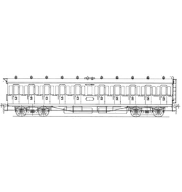 MBT 29.05.194 NS Coupérijtuig 3e klasseC6101-6188 voor Spoor 0; voorheen SS C861-948