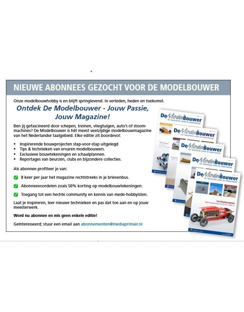 99.26.002 Abonnement (BE) "Der Modellbauer" (Belgien)