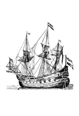 MBT Hollands Fluitschip - Bouwtekening Schaal 1 : 162 (10.00.002) - Test