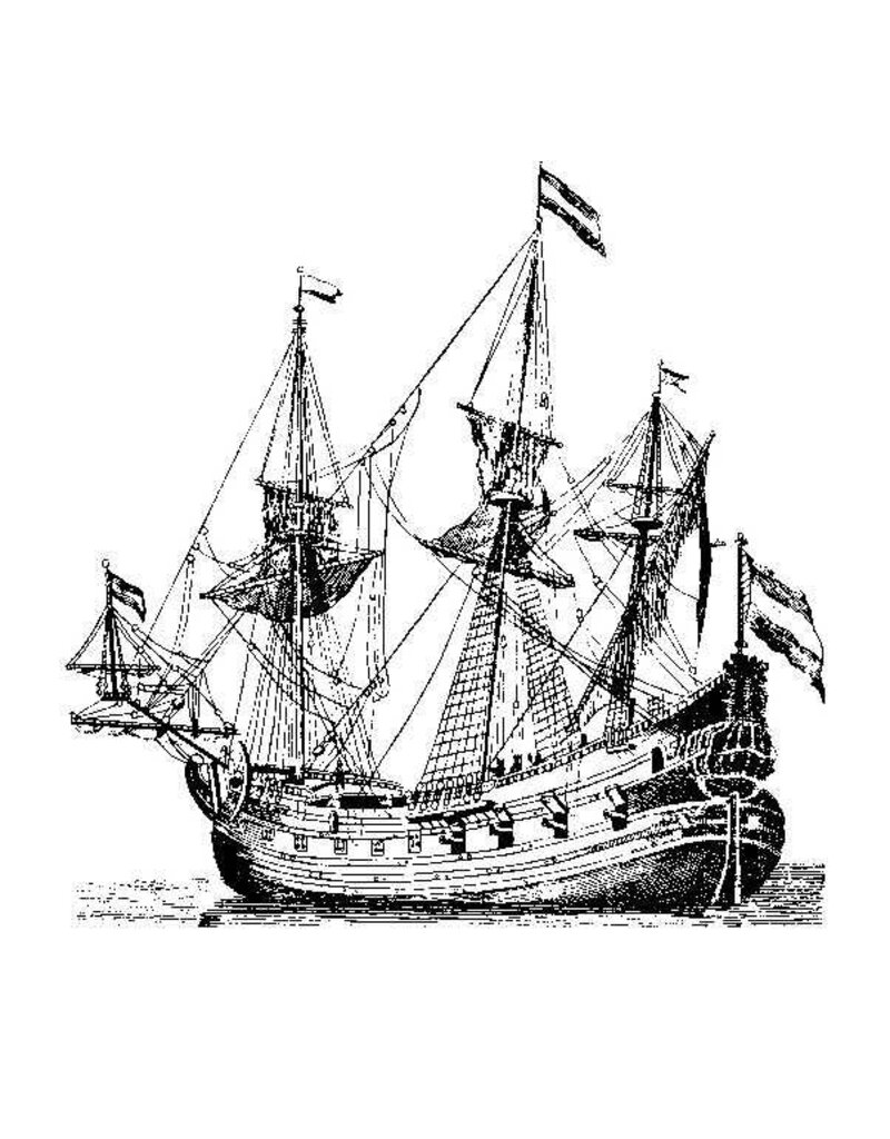 MBT Hollands Fluitschip - Bouwtekening Schaal 1 : 162 (10.00.002) - Test