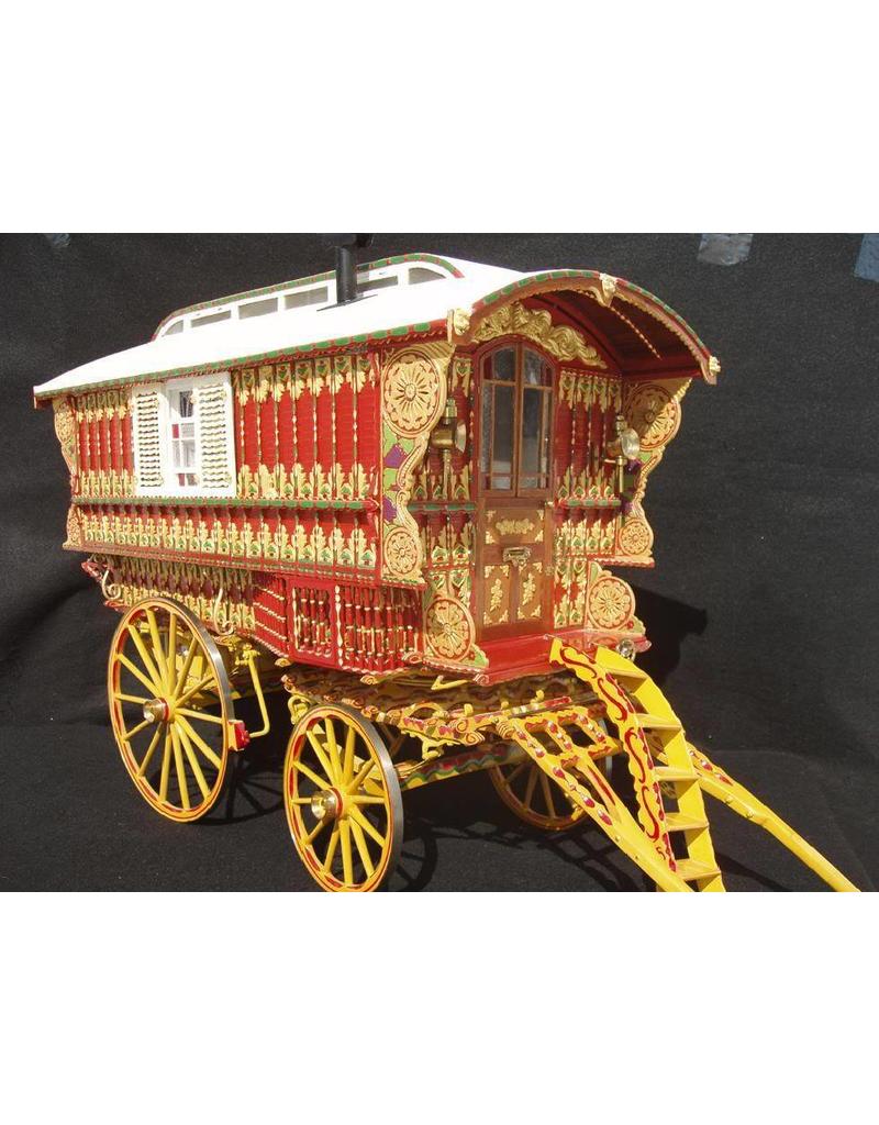 MBT Zigeuner Wohnwagen/Ledge Waggon - Bauzeichnung Maßstab 1 : 8 (40.30.006)