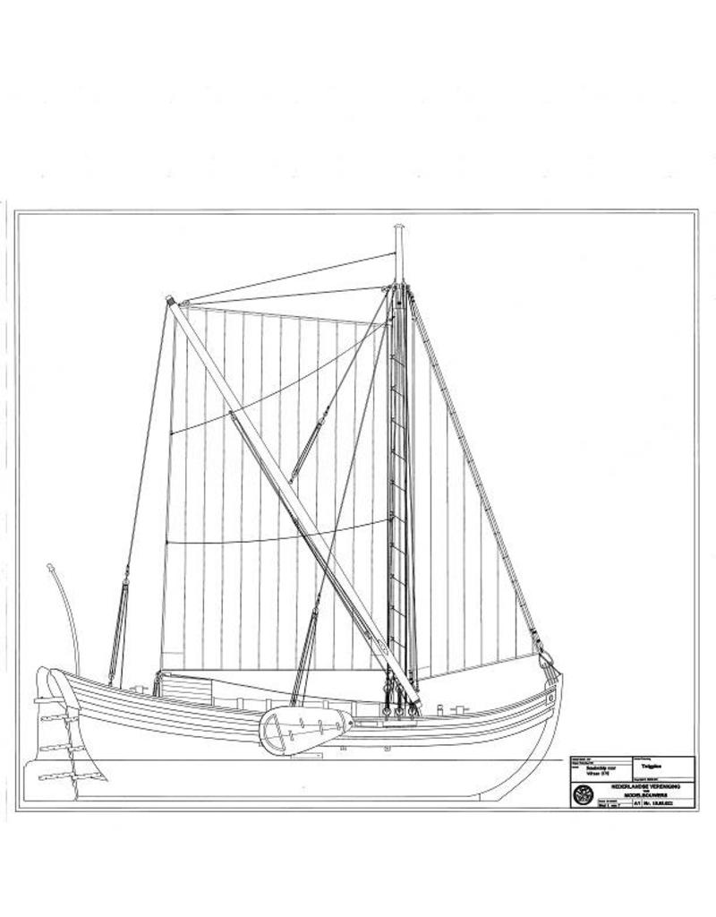 MBT Smalschip; after Witsen (171) - Construction Drawing Scale 1 : 50 (10.05.022)