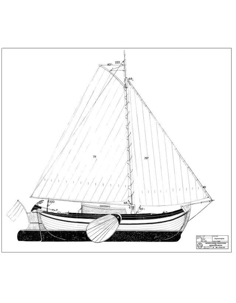 MBT Boeier "Valk" (1885) - Construction Drawing Scale 1 : 20 (10.06.019)