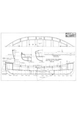 MBT NZHRM rowing lifeboat "L.A. Buma" - Moddergat station - Construction Drawing Scale 1 : 10 (10.07.006)
