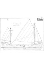 MBT NZHRM roeireddingboot "L.A. Buma" - station Moddergat - Bouwtekening Schaal 1 : 10 (10.07.006)