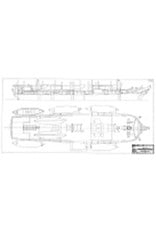 MBT "Progress", Whaler from New Bedford (1850) (barque-rigged) - Construction Drawing Scale 1 : 48 (10.00.001)
