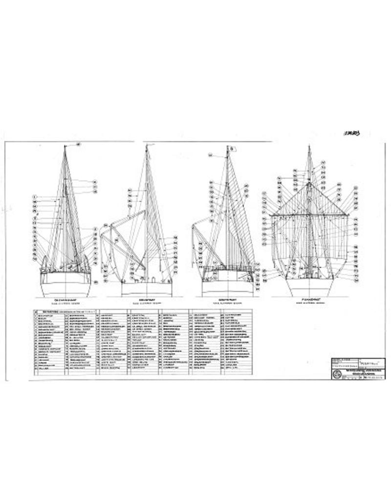 NVM 10.00.003 Viermast-Schoner "Albatros", schwedischen Schulschiff