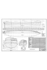 MBT Tea Clipper "Cutty Sark" (1869) - Construction Drawing Scale 1 : 100 (10.00.007)