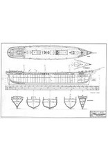 MBT Tea Clipper "Cutty Sark" (1869) - Construction Drawing Scale 1 : 100 (10.00.007)