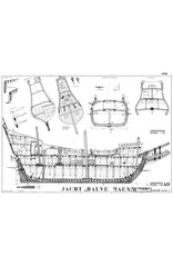 MBT Merchant Ship "d?Halve Maen" (c. 1609) - Construction Drawing Scale 1 : 20 (10.00.009)