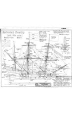 MBT Dutch seaship (c. 1600) - Construction Drawing Scale 1 : 100 (10.00.010)