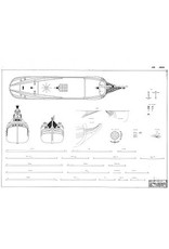 MBT Dutch fluyt ship (c. 1670) - Construction Drawing Scale 1 : 50 (10.00.011)