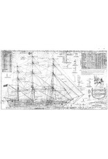 MBT Whaler "Charles W. Morgan" (1841) (full-rigged ship) - Construction Drawing Scale 1 : 64 (10.00.012)