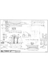 MBT Clipper schooners "City" (1854) & "Scottish Maid" (1839) - Construction Drawing Scale 1 : 200 (10.00.015)