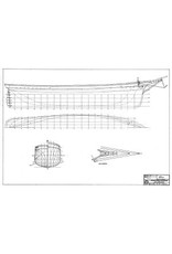 MBT Clipper "Flying Fish" (1851) - Construction Drawing Scale 1 : 90 (10.00.017)