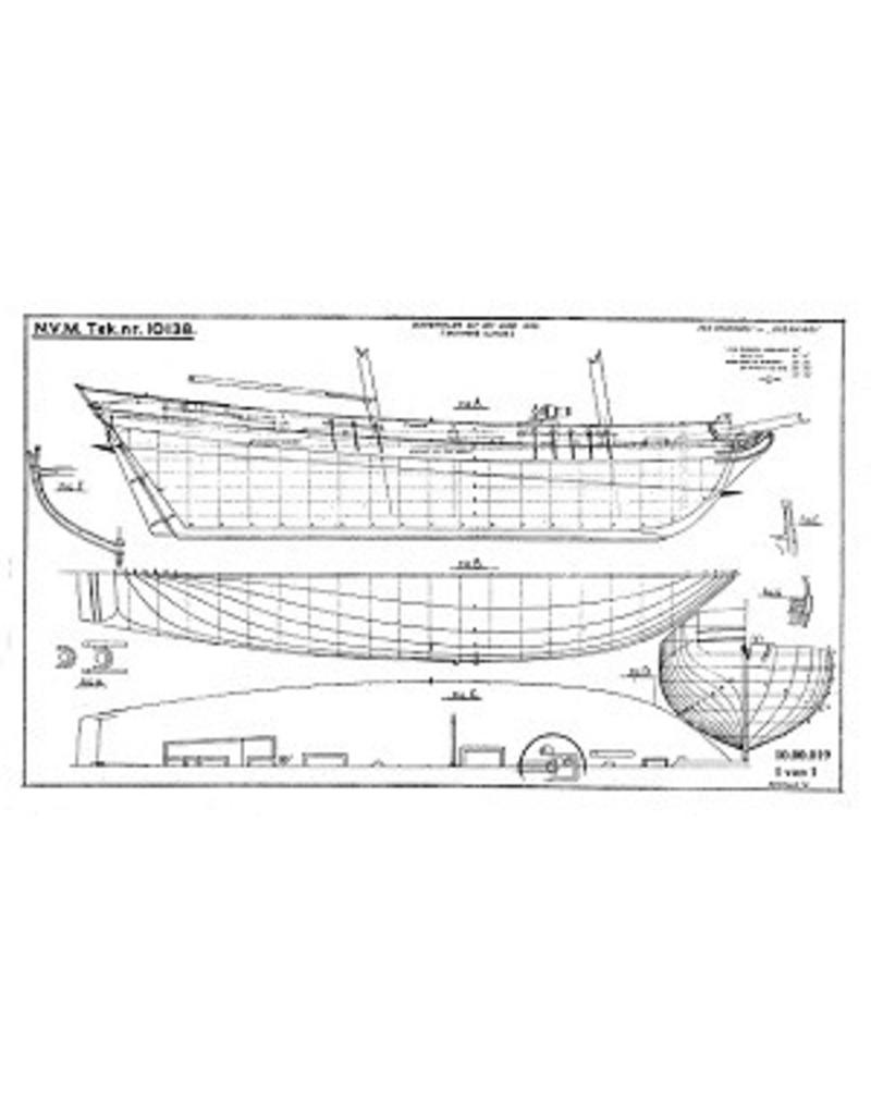 MBT Baltimore clipper "Fair Rosamond" ex "Dos Amigos" (ca 1832) - Building Plan Scale 1 : N/A (10.00.019)