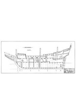 MBT Merchant ship "d`Halve Maen" (c. 1600) - Construction Drawing Scale 1 : 30 (10.00.028)
