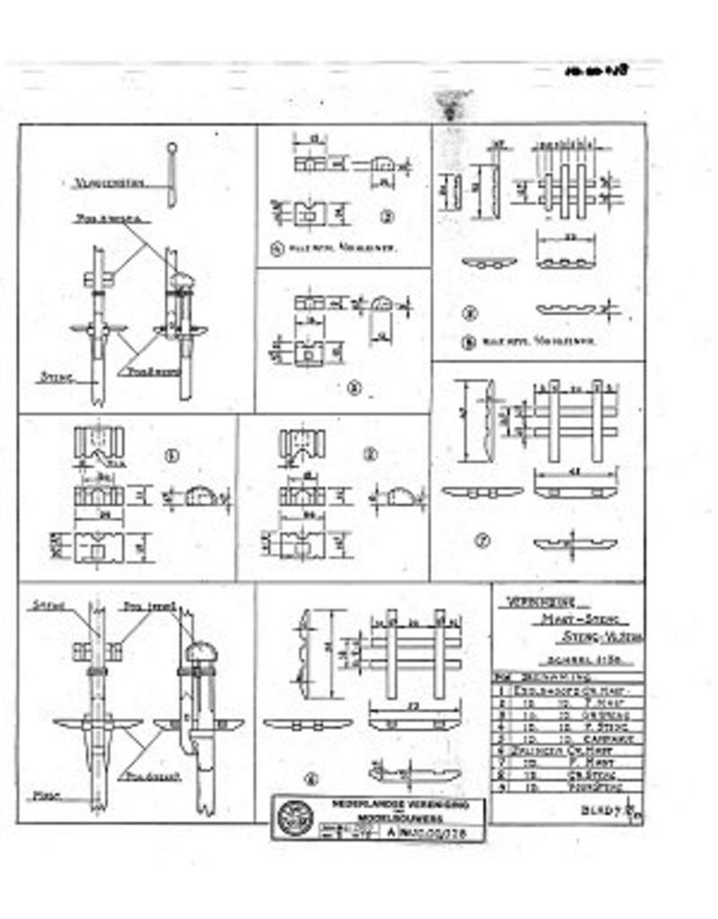 MBT Merchant ship "d`Halve Maen" (c. 1600) - Construction Drawing Scale 1 : 30 (10.00.028)