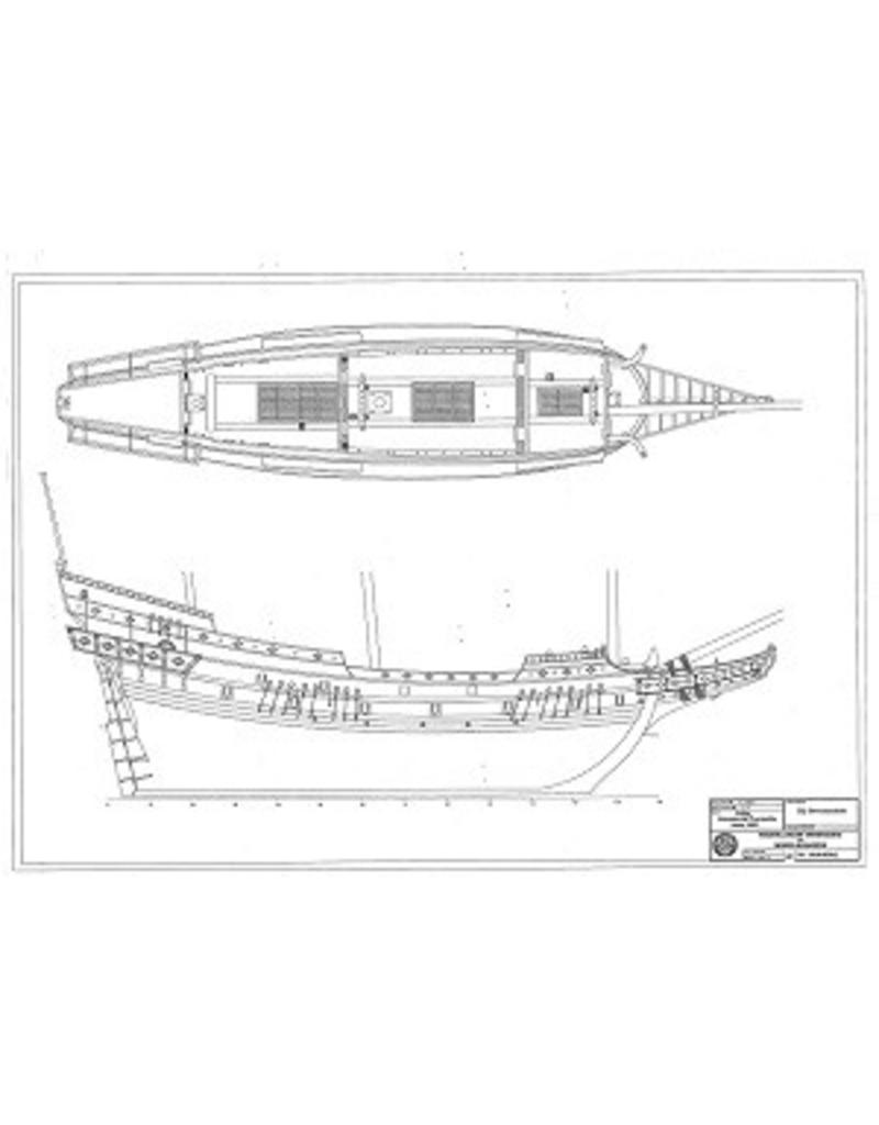 NVM 10.00.029B VOC schip "Geunieerde Provintien" (1603) - CD met tekeningen
