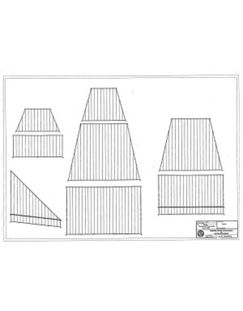 MBT VOC ship "Geunieerde Provintien" (1603) - CD with drawings - Construction drawing Scale 1 : 75 (10.00.029B)