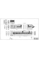 MBT "7 Provinces" (1665) (II); Hull Plan - Construction Drawing Scale 1:50 (10.01.006)