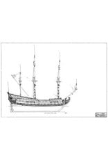 MBT 10.01.006B "7 Provincien" (1665) (II) Segel- und Takelageplan
