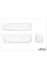 MBT "7 Provincien" (1665) (II) improved lines plan - Construction Drawing Scale 1 : 50 (10.01.006D)
