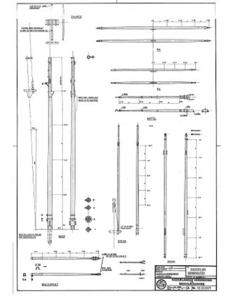 MBT 10.01.007 Gaffelkanonenboot, großes Modell (1821)