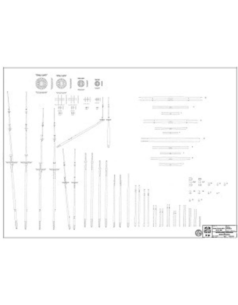 MBT "7 Provincien" (1642) - Construction Drawing Scale 1 : 75 (10.01.013)