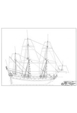 MBT "7 Provinces" (1665) (I) - formerly "St Jan Baptista" - Construction plan Scale 1 : 75 (10.01.014)