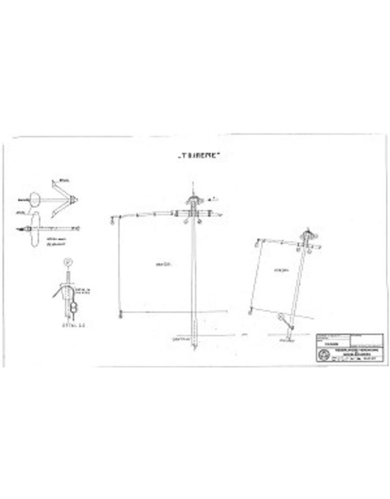 MBT Trireme, Phoenician warship - Construction Drawing Scale 1 : N/A (10.01.017)