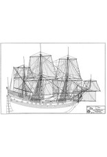 MBT Fluyt "Langewijk" (1682) - Construction Drawing Scale 1 : 75 (10.01.018)