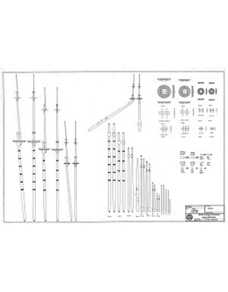 MBT Fluyt "Langewijk" (1682) - Construction Drawing Scale 1 : 75 (10.01.018)