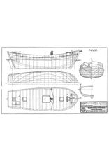 MBT Danish merchant yacht (19th century) - Construction drawing Scale 1 : 50 (10.02.002)