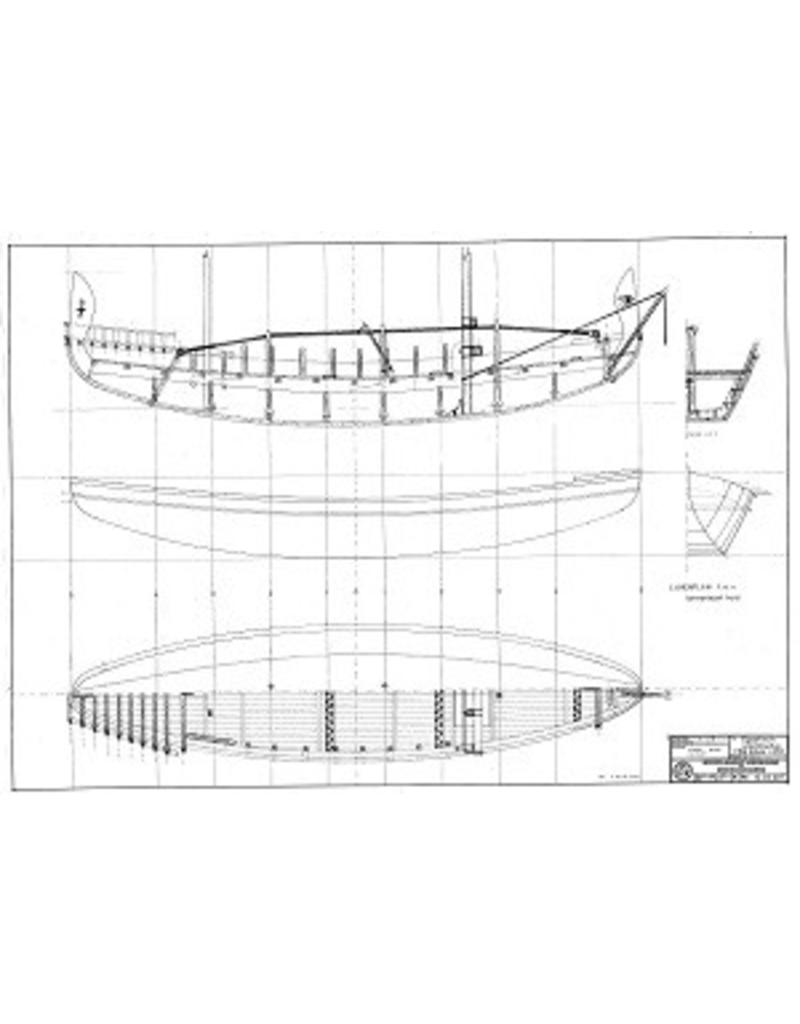 MBT 10.02.007 Egyptisch vrachtschip (ca 2500 voor Chr.)