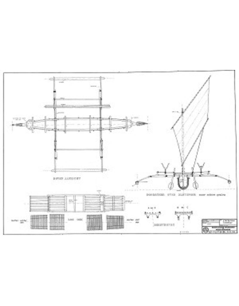 MBT Vlerkprauw "Tanimbar" - Construction plan Scale 1 : 25 (10.02.012)