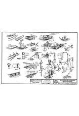 MBT Gloucester fishing schooner (19th century) - Construction Drawing Scale 1 : 120 (10.03.002)