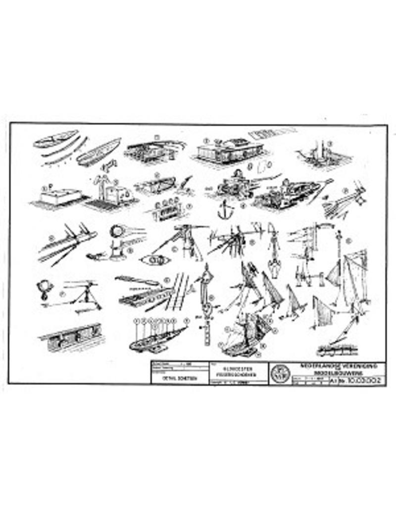 MBT 10.03.002 Gloucester Fischereischoner (19. Jahrhundert)
